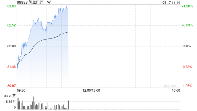 阿里巴巴-W9月13日斥资5998.16万美元回购567.6万股